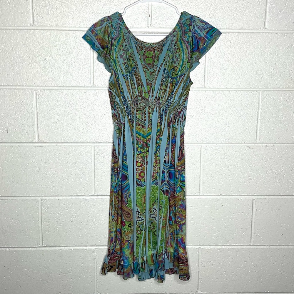< Y2K Fairycore One World Dress With Lace Embellished Neckline > - Picture 5 of 5